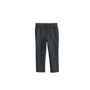 Baby Boy Jumping Beans Knee Stitch Fleece Black Ore Heather Pants Size 24M
